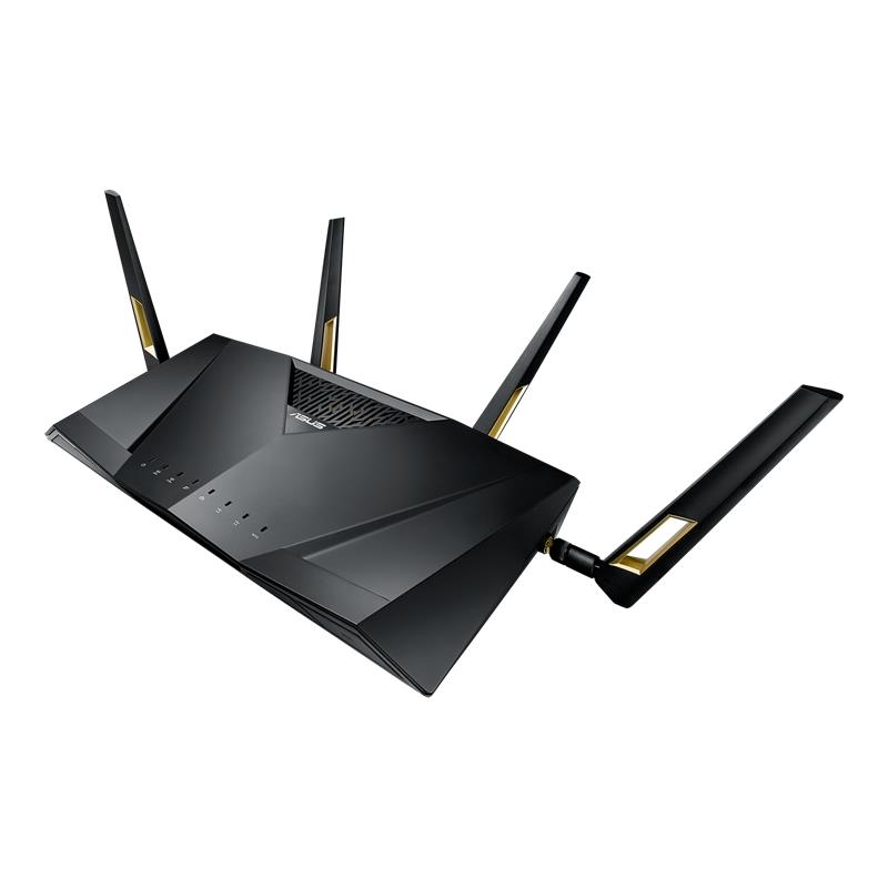 ASUS RT-AX88U draadloze router Gigabit Ethernet Dual-band (2.4 GHz / 5 GHz) 4G Zwart
