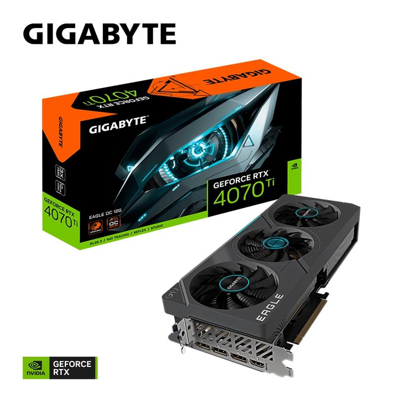Gigabyte GeForce RTX 4070 Ti EAGLE OC 12G NVIDIA 12 GB GDDR6X