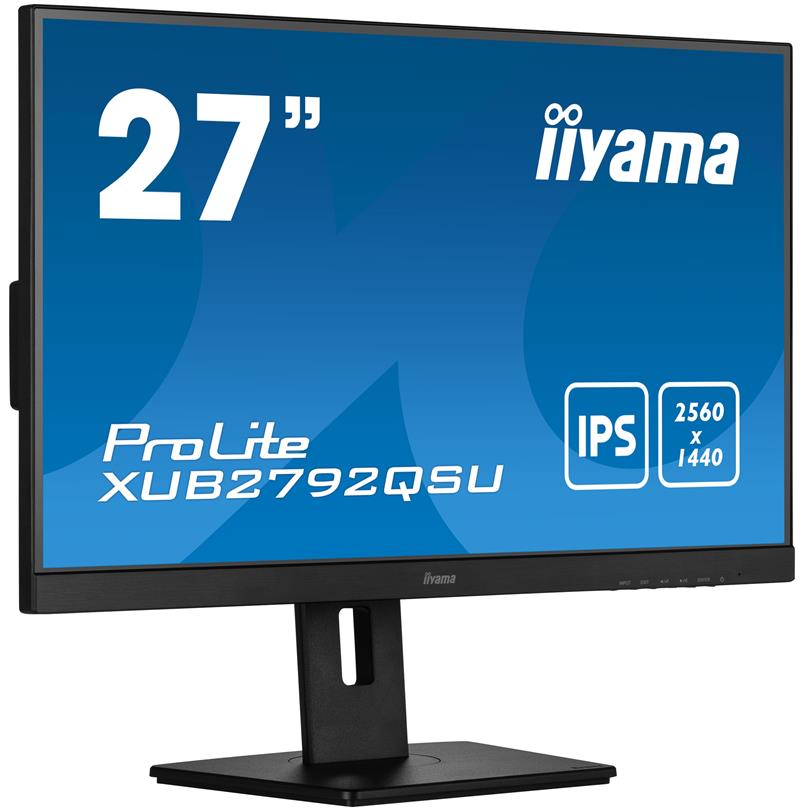 iiyama XUB2792QSU-B5 computer monitor 68,6 cm (27"") 2560 x 1440 Pixels Full HD LED Zwart