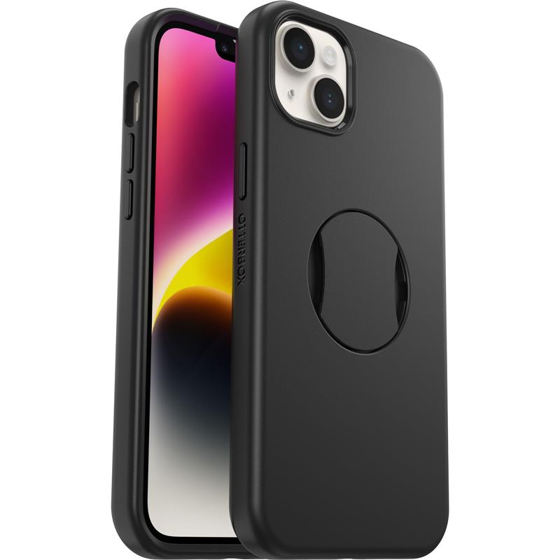OtterBox OtterGrip Symmetry hoes voor iPhone 14/iPhone 13 voor MagSafe, valbestendig, beschermhoes met ingebouwde grip, 3x getest volgens militaire st