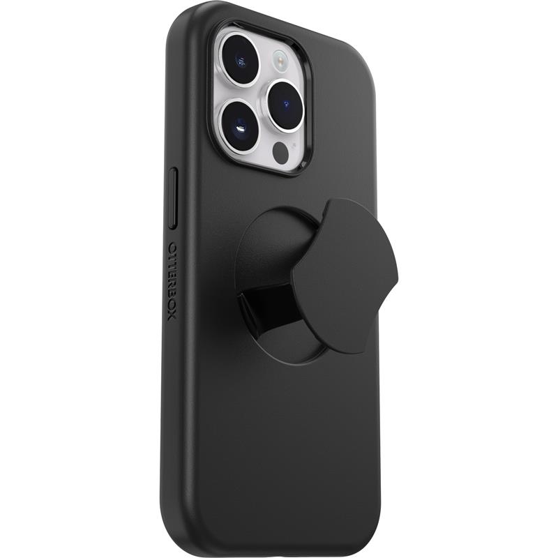 OtterBox OtterGrip Symmetry hoes voor iPhone 14 Pro Max voor MagSafe, valbestendig, beschermhoes met ingebouwde grip, 3x getest volgens militaire stan
