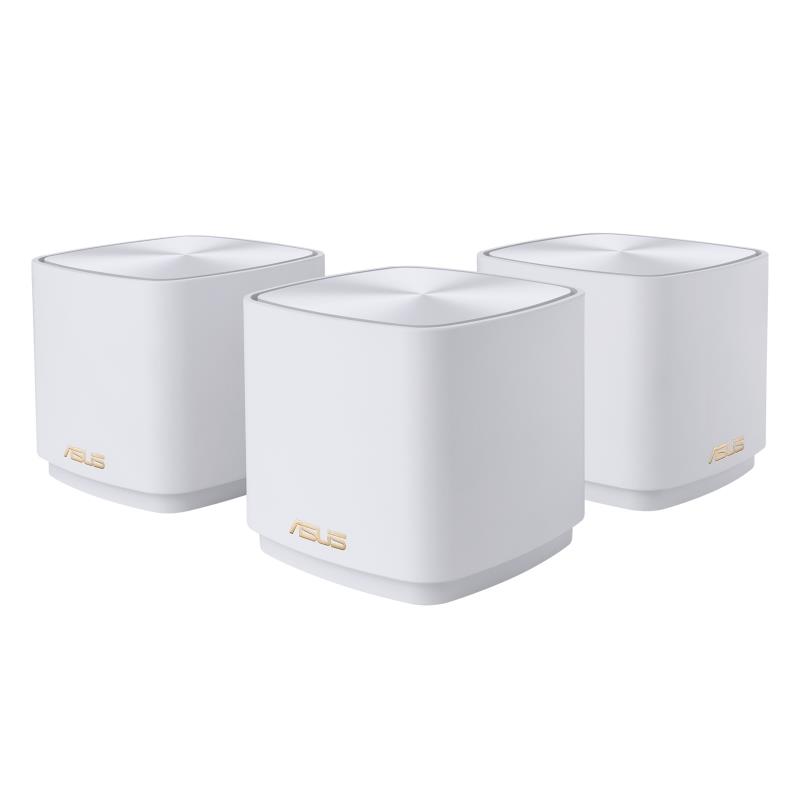 ASUS ZenWiFi XD4 Plus AX1800 3 Pack White Dual-band (2.4 GHz / 5 GHz) Wi-Fi 6 (802.11ax) Wit 2 Intern