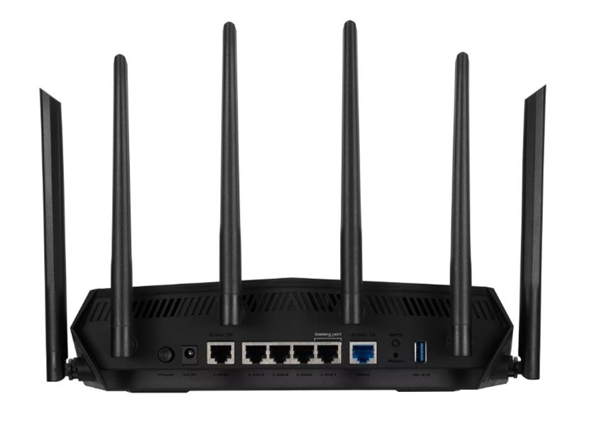 ASUS TUF Gaming AX6000 (TUF-AX6000) draadloze router Gigabit Ethernet Dual-band (2.4 GHz / 5 GHz) Zwart