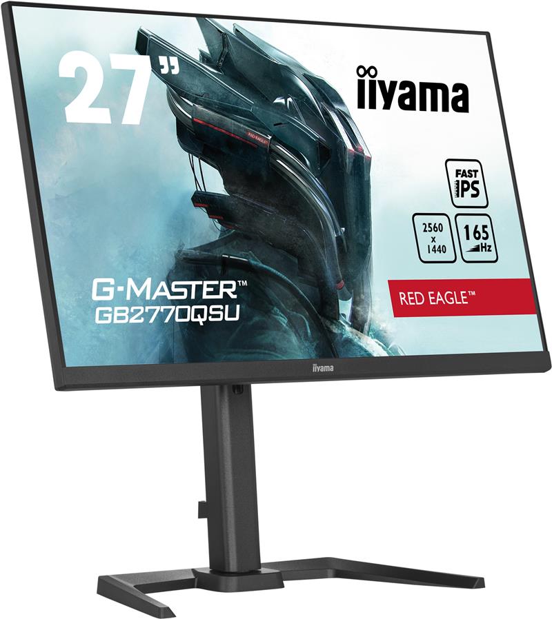 iiyama G-MASTER GB2770QSU-B5 computer monitor 68,6 cm (27"") 2560 x 1440 Pixels Wide Quad HD LED Zwart