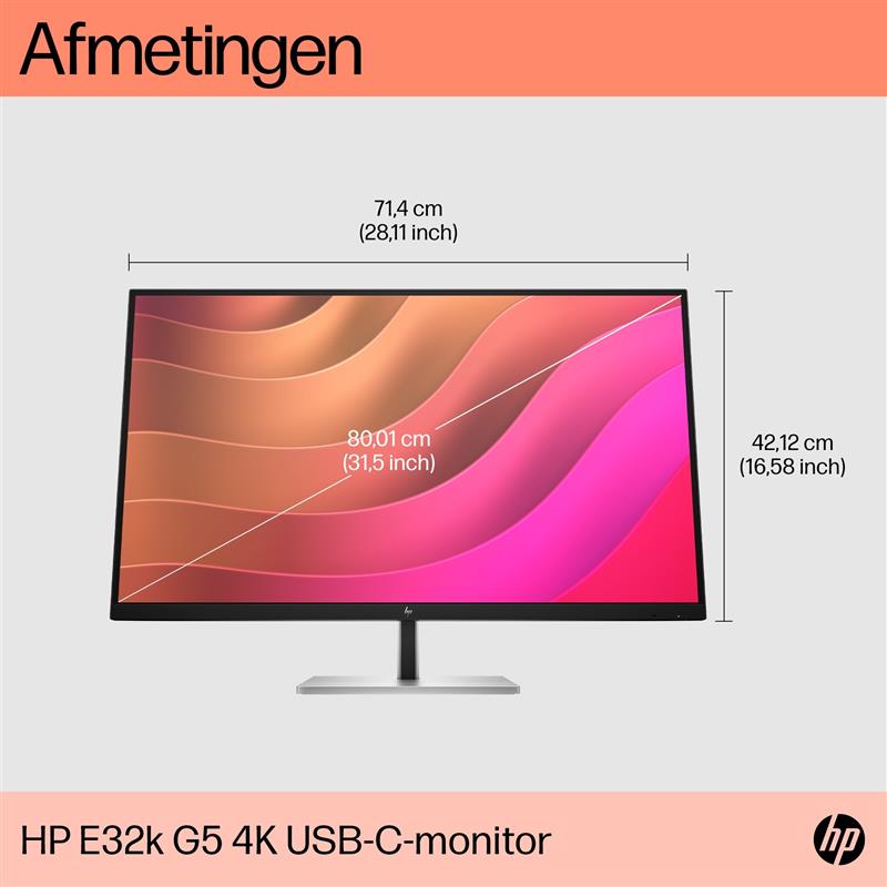 HP E32k G5 USB-C 31 5i 4K Monitor