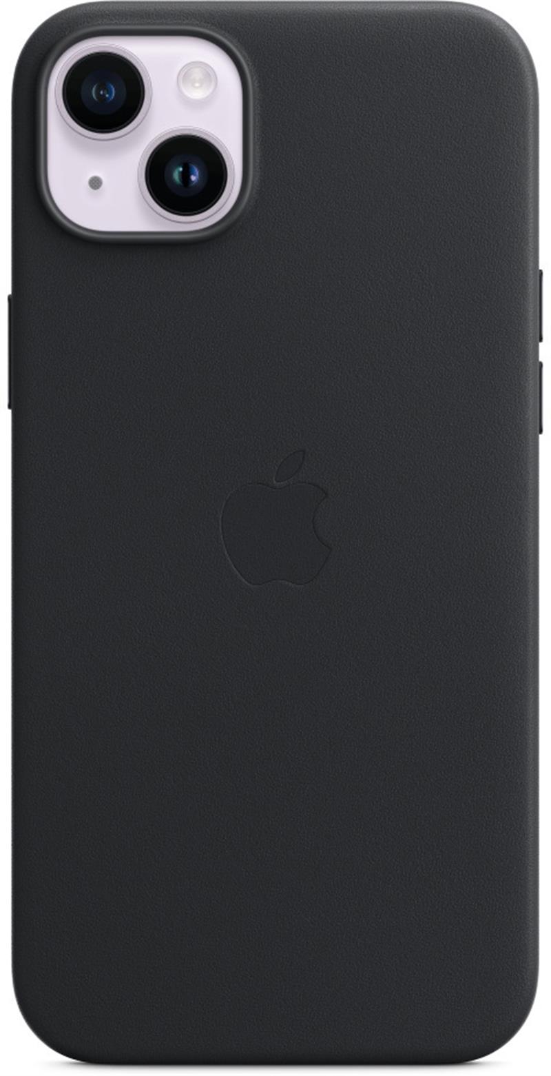 Apple iPhone 14 Plus Leather Case with MagSafe Midnight Black 