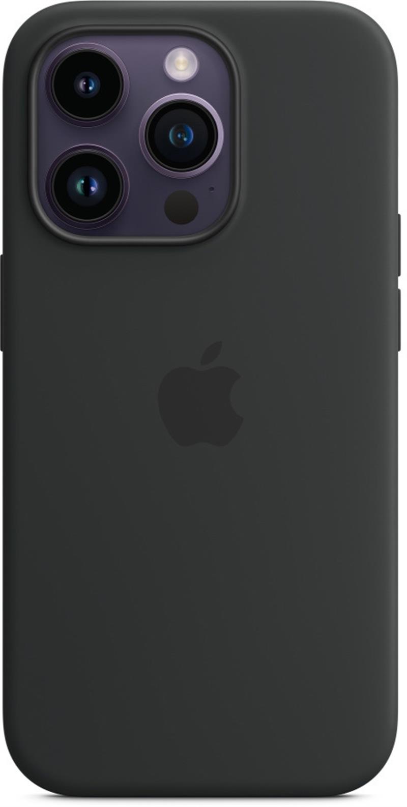 Apple iPhone 14 Pro Silicone Case with MagSafe Midnight Black 