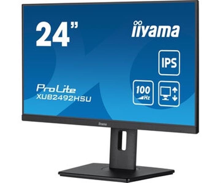 iiyama XUB2492HSU-B6 computer monitor 60,5 cm (23.8"") 1920 x 1080 Pixels Full HD LED Zwart