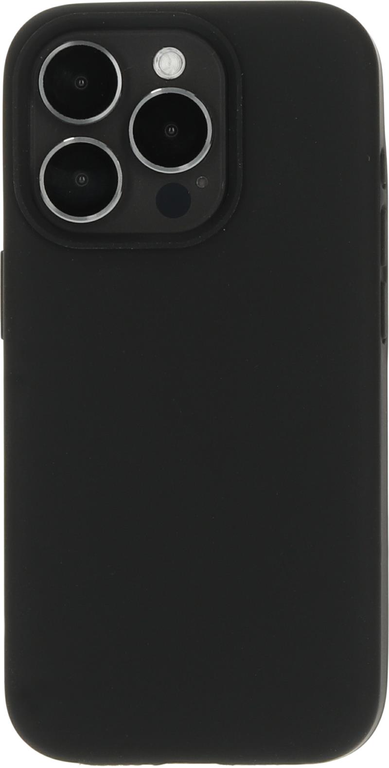 Mobiparts Silicone Cover Apple iPhone 15 Pro Black (Magsafe Compatible)