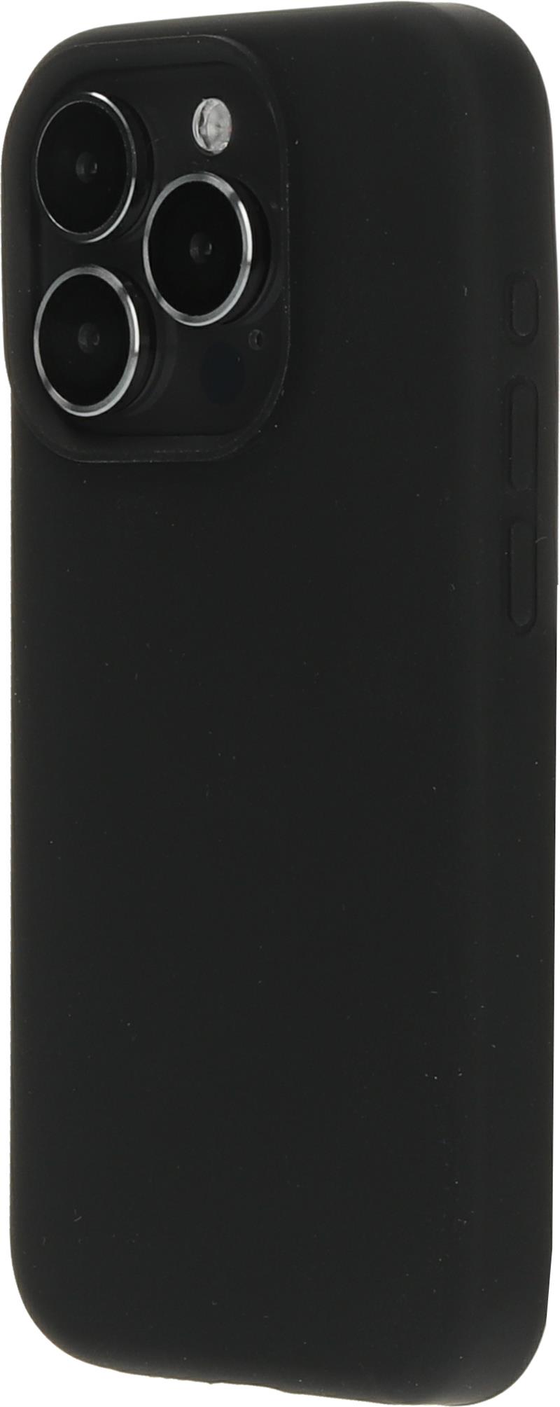 Mobiparts Silicone Cover Apple iPhone 15 Pro Black (Magsafe Compatible)