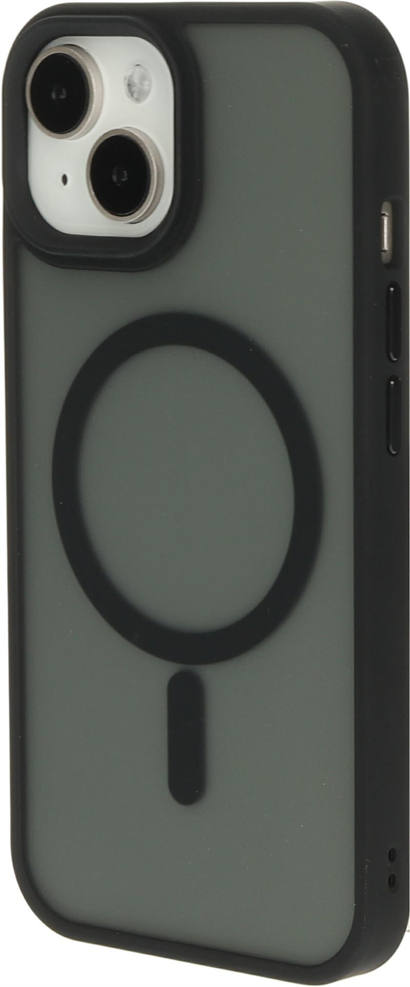 Mobiparts Hardcover Apple iPhone 15 Satin Black Magsafe Compatible 