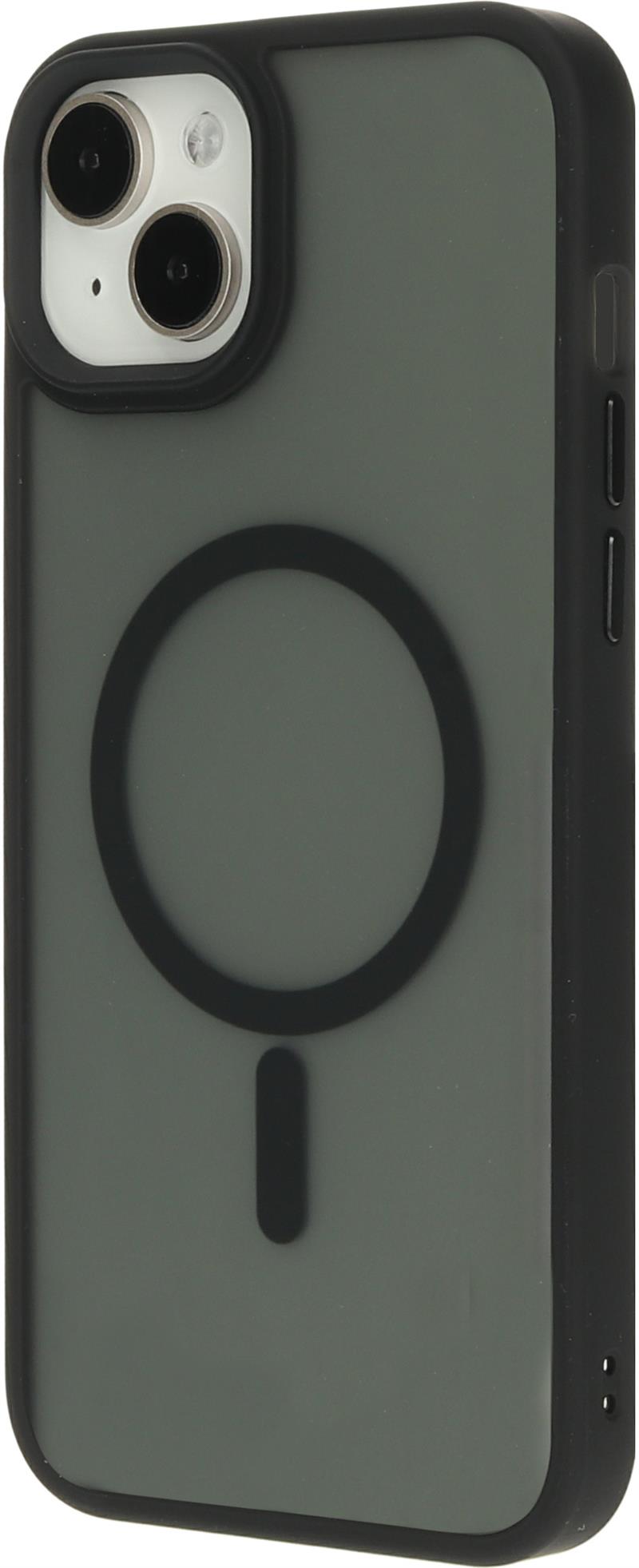 Mobiparts Hardcover Apple iPhone 15 Plus Satin Black (Magsafe Compatible)