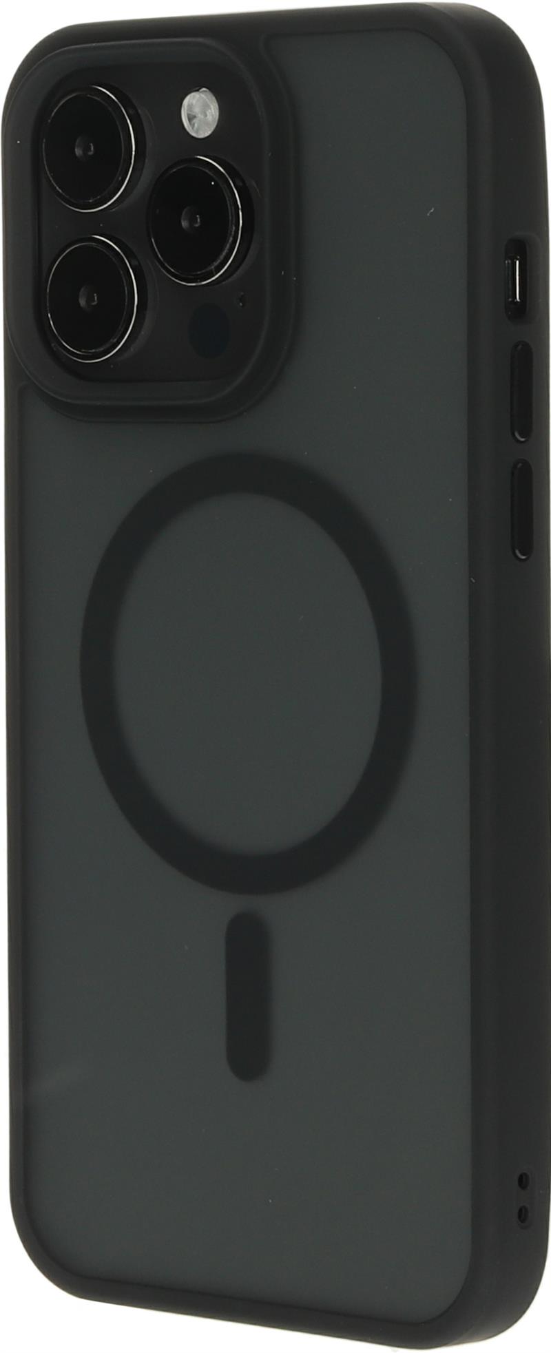 Mobiparts Hardcover Apple iPhone 15 Pro Max Satin Black (Magsafe Compatible)