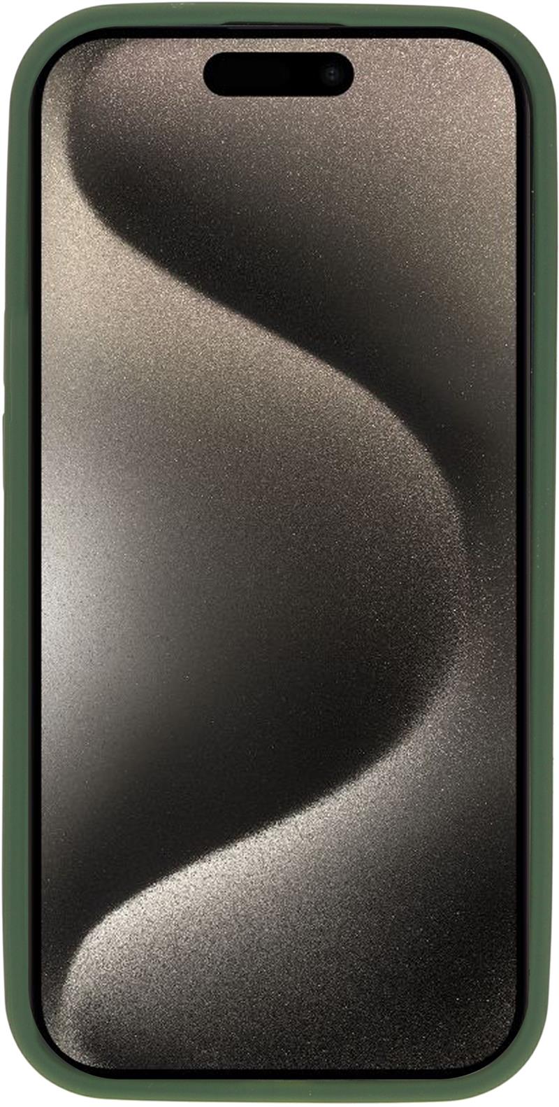 Mobiparts Hardcover Apple iPhone 15 Pro Satin Green (Magsafe Compatible)