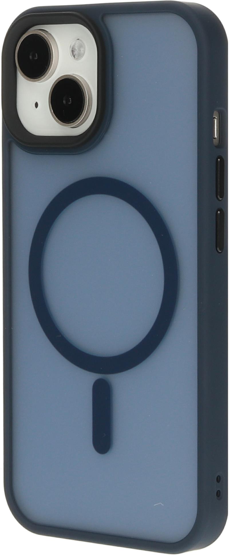 Mobiparts Hardcover Apple iPhone 15 Satin Blue (Magsafe Compatible)