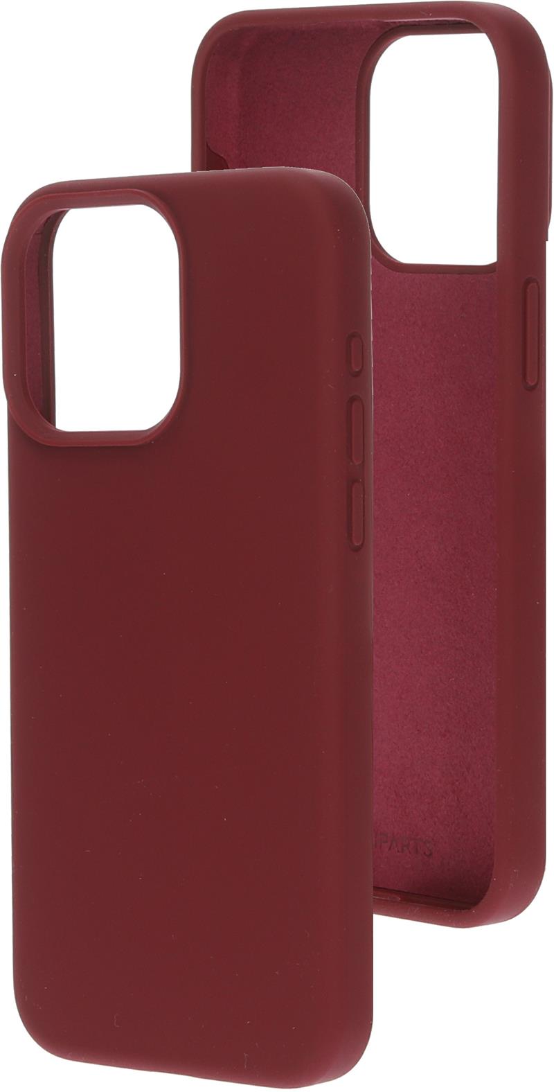 Mobiparts Silicone Cover Apple iPhone 15 Pro Max Plum Red