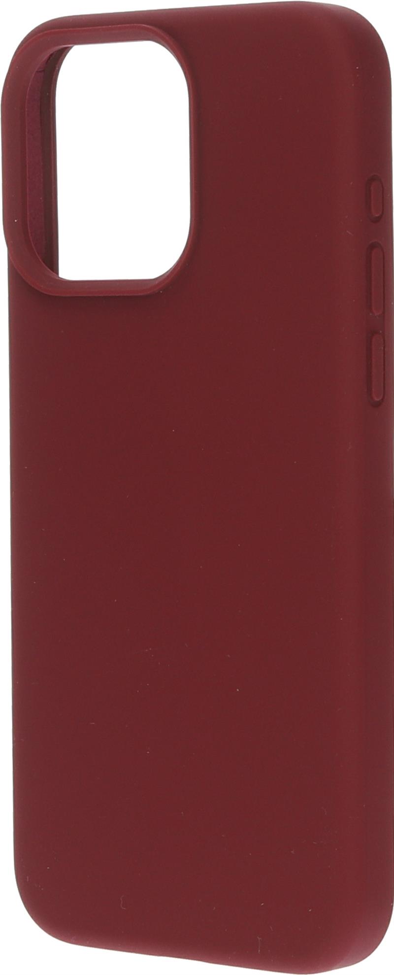 Mobiparts Silicone Cover Apple iPhone 15 Pro Max Plum Red