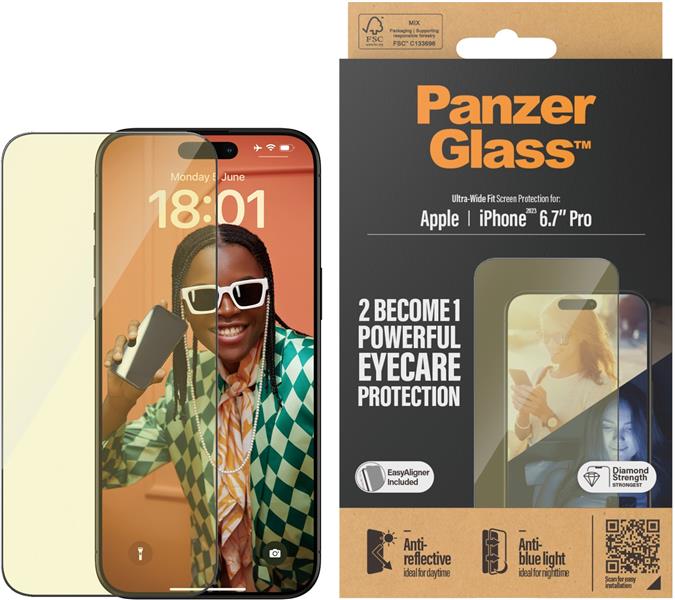 PanzerGlass UWF Anti Reflective & Bluelight Doorzichtige schermbeschermer Apple 1 stuk(s)