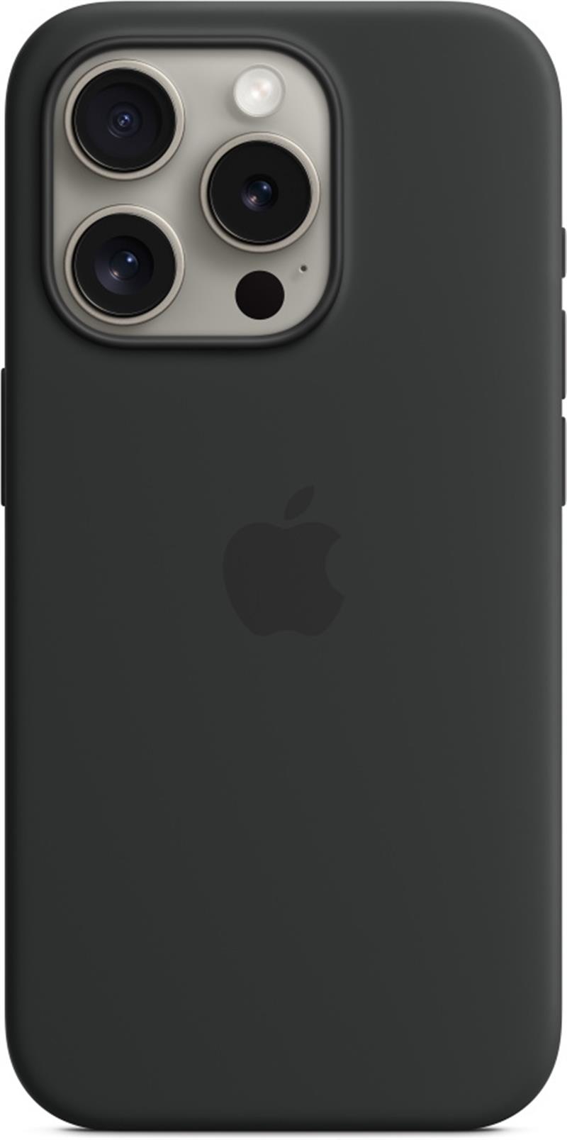 APPLE iPhone 15Pro Sil Case MagS Black