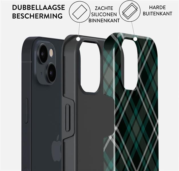 Burga Tough Case Apple iPhone 15 - Mint Cookie