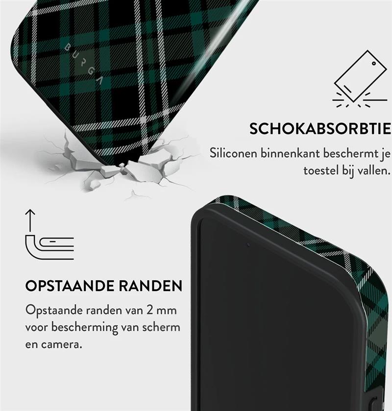Burga Tough Case Apple iPhone 15 - Mint Cookie