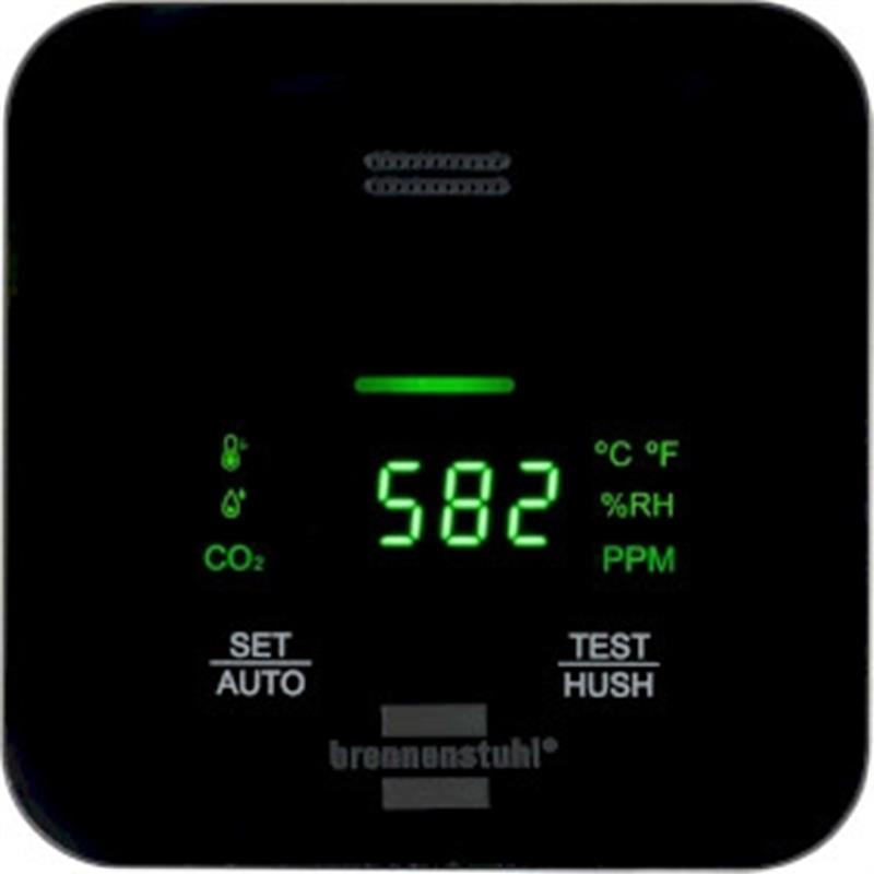 CO2-meter C2M L 4050 / CO2-verkeerslicht voor het bewaken van de luchtkwaliteit (met display en akoestisch signaal, met geÃ¯ntegreerde batterij, tot 1