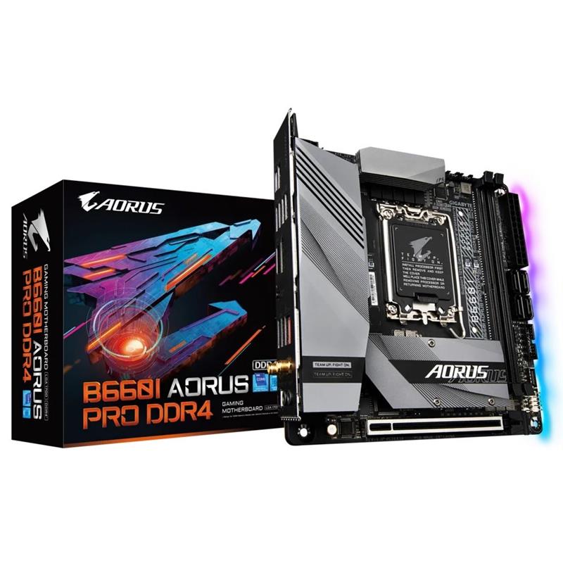 Gigabyte B660I AORUS PRO DDR4 moederbord Intel B660 LGA 1700 mini ITX