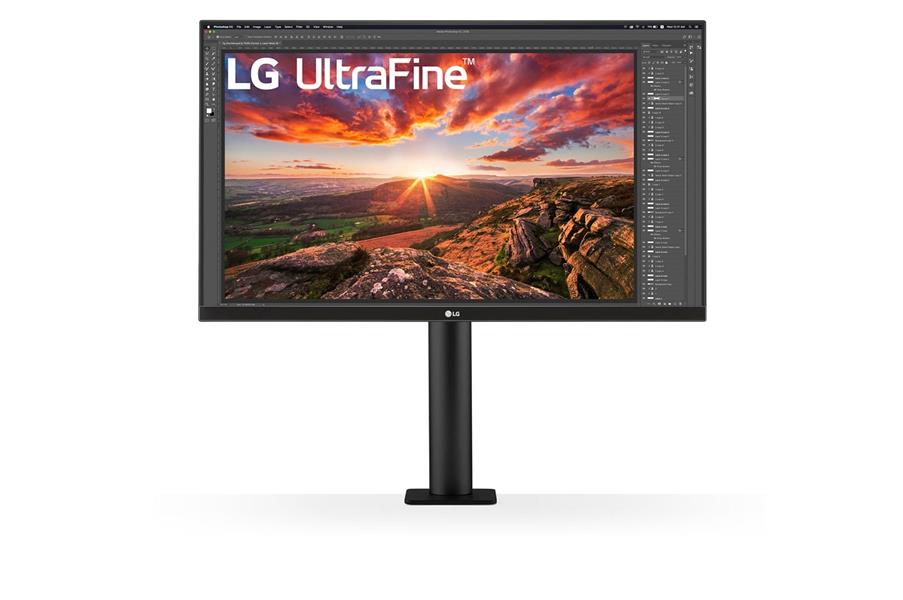 LG UltraFine Ergo 68,6 cm (27"") 3840 x 2160 Pixels 4K Ultra HD LED Zwart