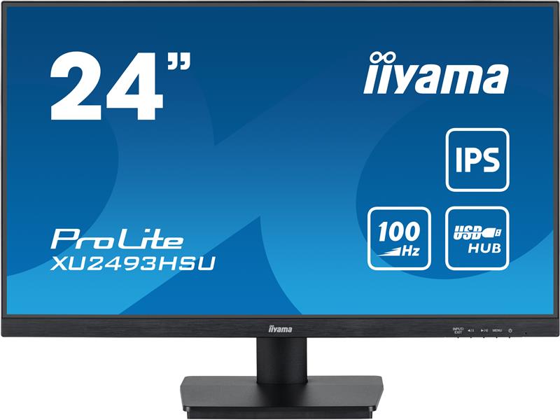 iiyama ProLite XU2493HSU-B6 computer monitor 61 cm (24"") 1920 x 1080 Pixels Full HD LED Zwart