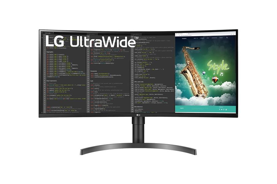 LG 35WN75CP-B LED display 88,9 cm (35"") 3440 x 1440 Pixels UltraWide Quad HD Zwart