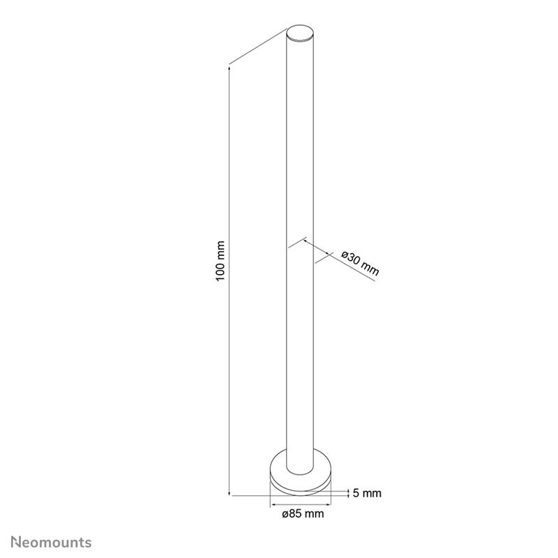 Neomounts verlengbuis monitorarm