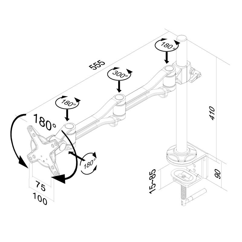 Neomounts monitorarm