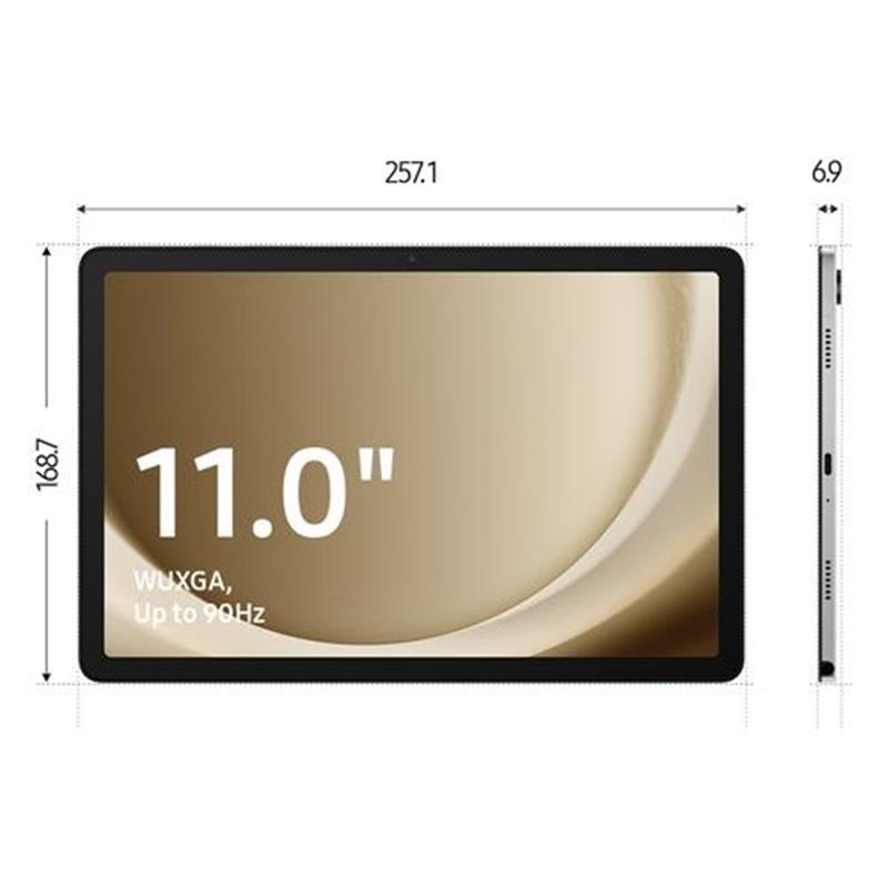 Samsung Galaxy Tab SM-X210NZSEEUB tablet 128 GB 27,9 cm (11"") 8 GB Wi-Fi 5 (802.11ac) Android 13 Zilver