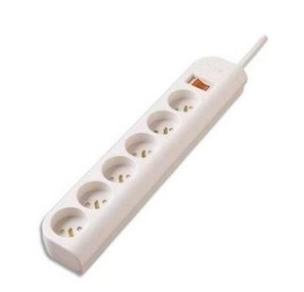 Belkin E-Series 6 Socket, 1-Metre SurgeStrip Wit 6 AC-uitgang(en) 230 V 1 m