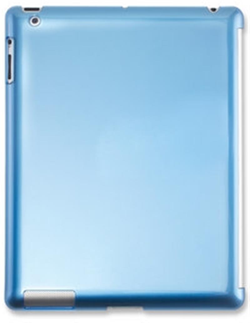 Manhattan iPad Snap-Fit Shell Hoes Blauw, Transparant