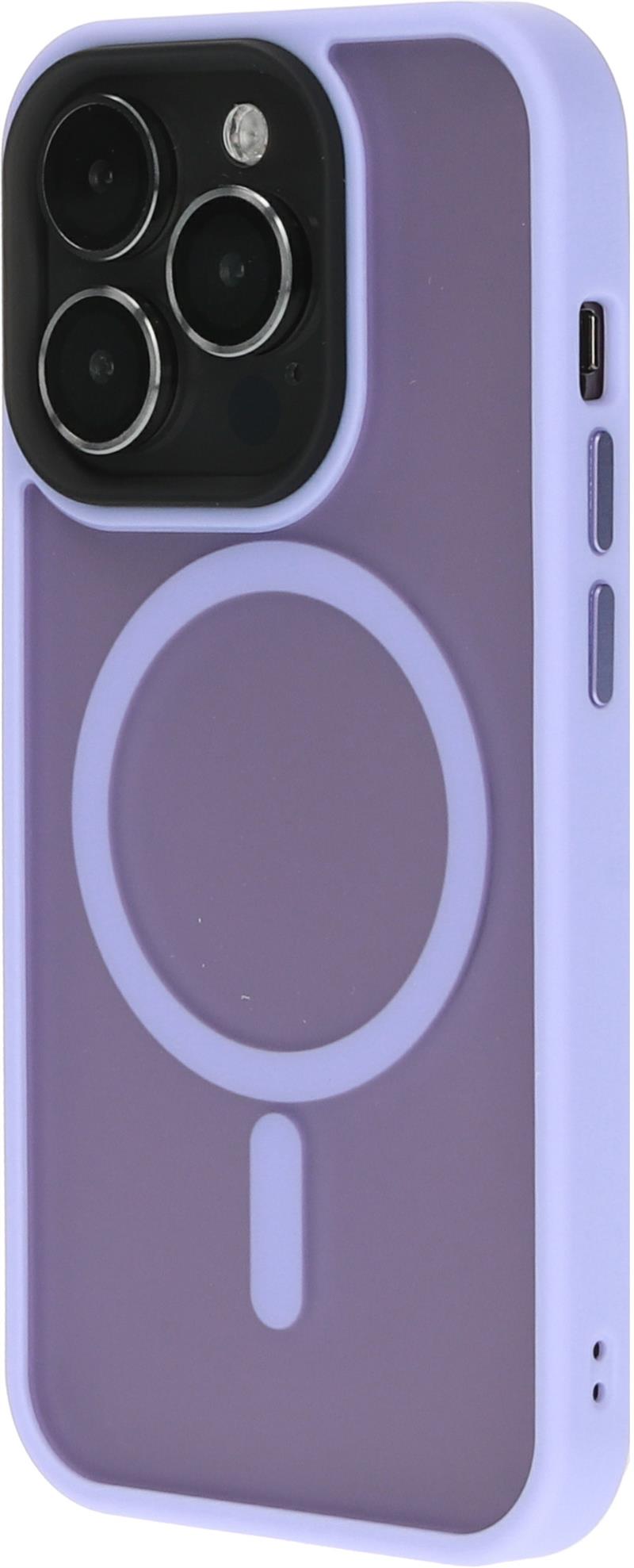 Mobiparts Hardcover Apple iPhone 15 Pro Satin Lila (Magsafe Compatible)