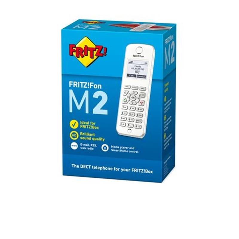 FRITZ!Fon M2 International DECT-telefoon Nummerherkenning Wit