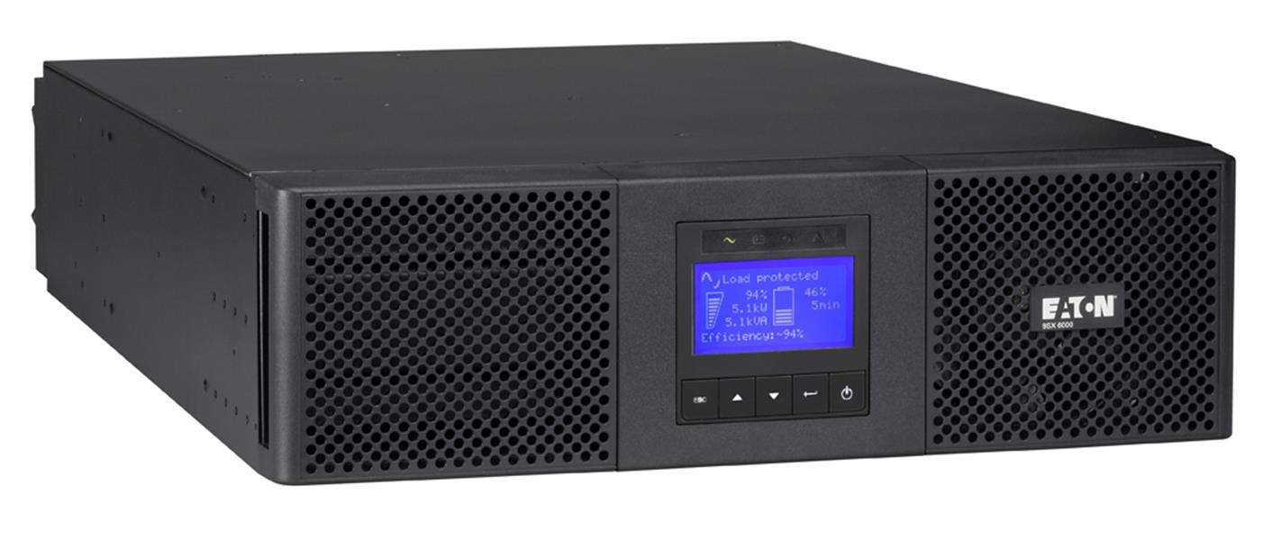 Eaton 9SX 6000i RT3U UPS 6000 VA 5400 W 11 AC-uitgang(en)