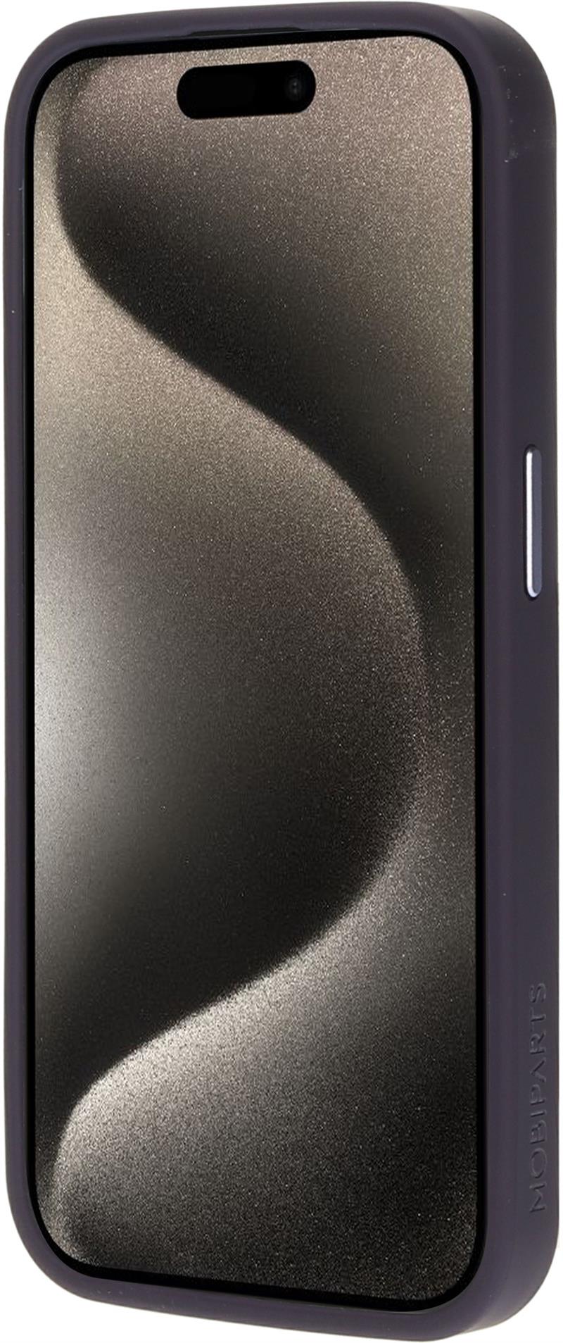 Mobiparts Hardcover Apple iPhone 15 Pro Satin Purple (Magsafe Compatible)