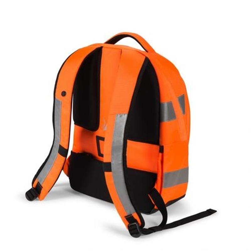 Dicota Hi-Vis rugzak Oranje Polyethyleentereftalaat PET Thermoplastic polyurethaan TPU 