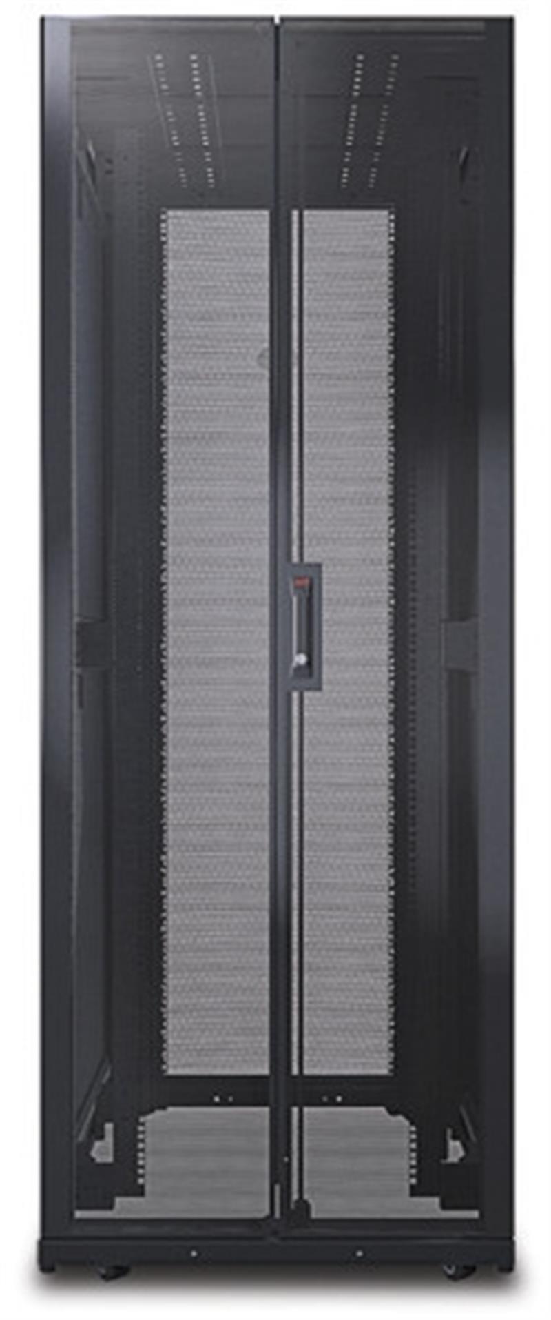 APC NetShelter SX 42U 750mm(b) x 1070mm(d) 19"" IT rack, netwerkbehuizing met zijpanelen, zwart
