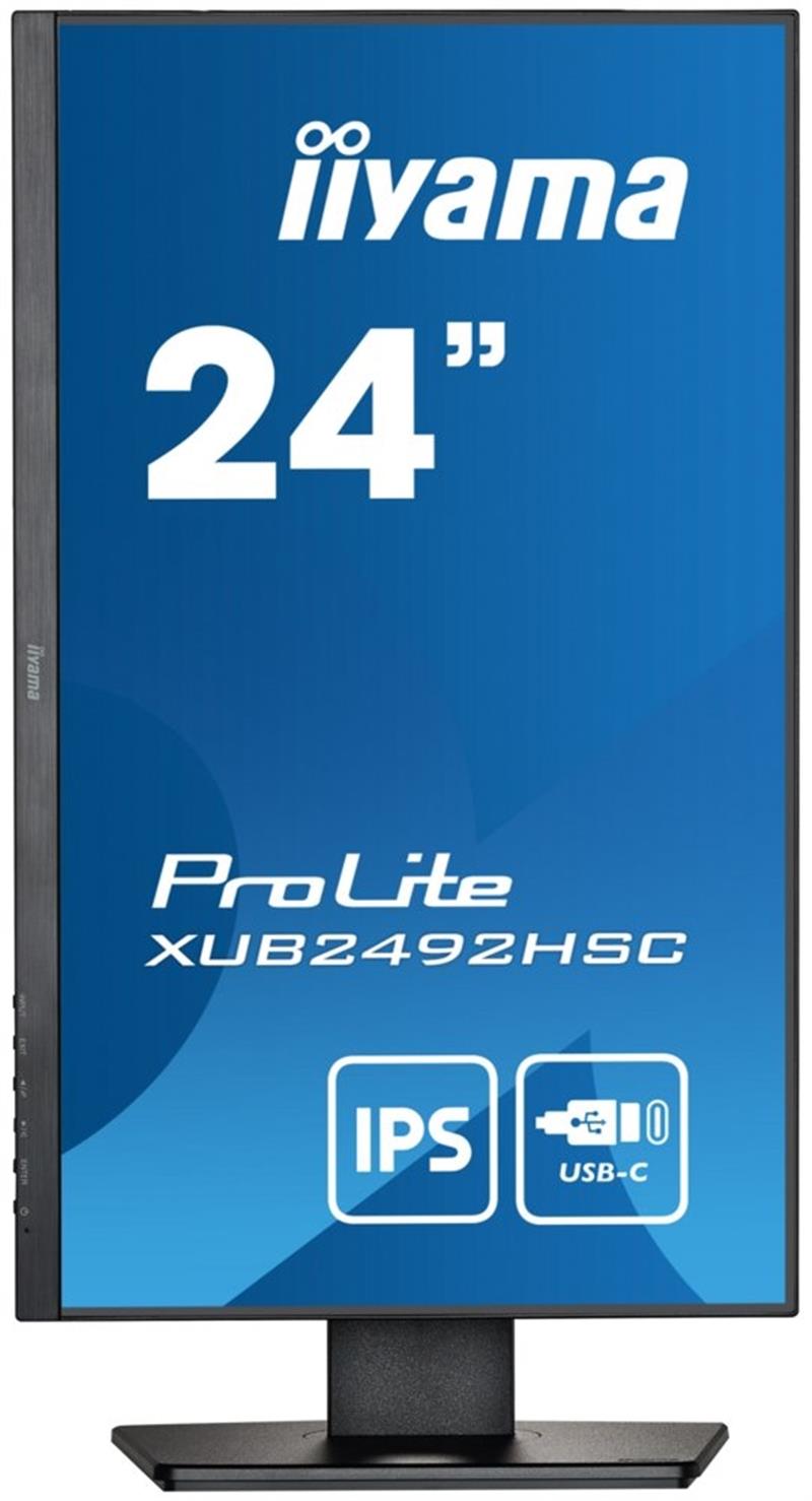 iiyama ProLite XUB2492HSC-B5 LED display 61 cm (24"") 1920 x 1080 Pixels Full HD Zwart