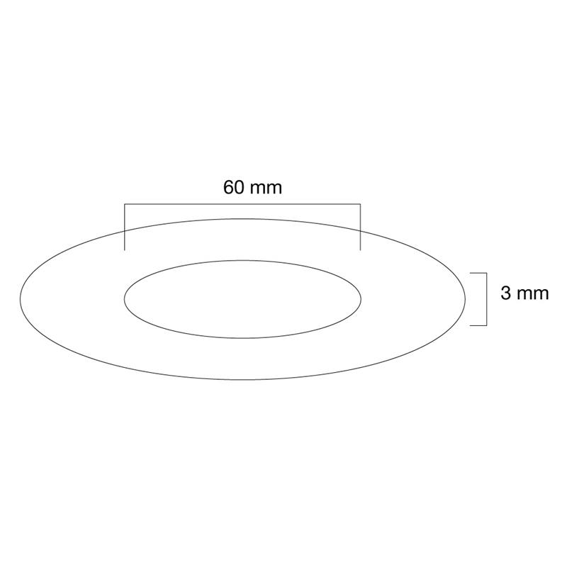 Neomounts afdekrozet