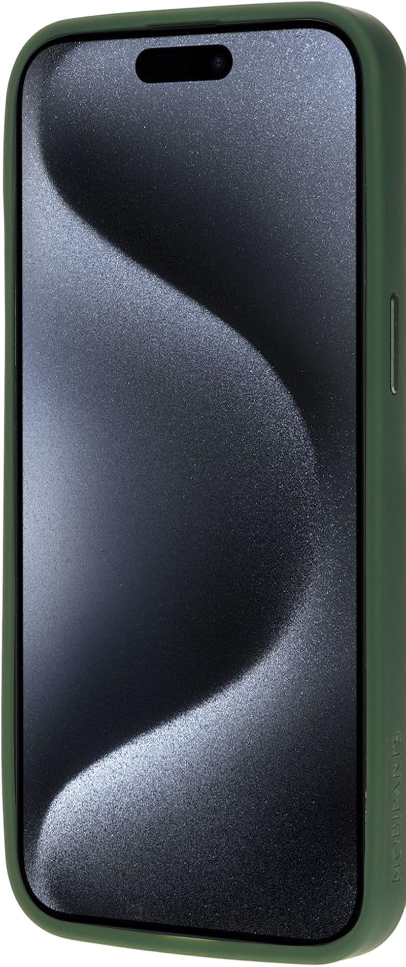 Mobiparts Hardcover Apple iPhone 15 Pro Max Satin Green (Magsafe Compatible)