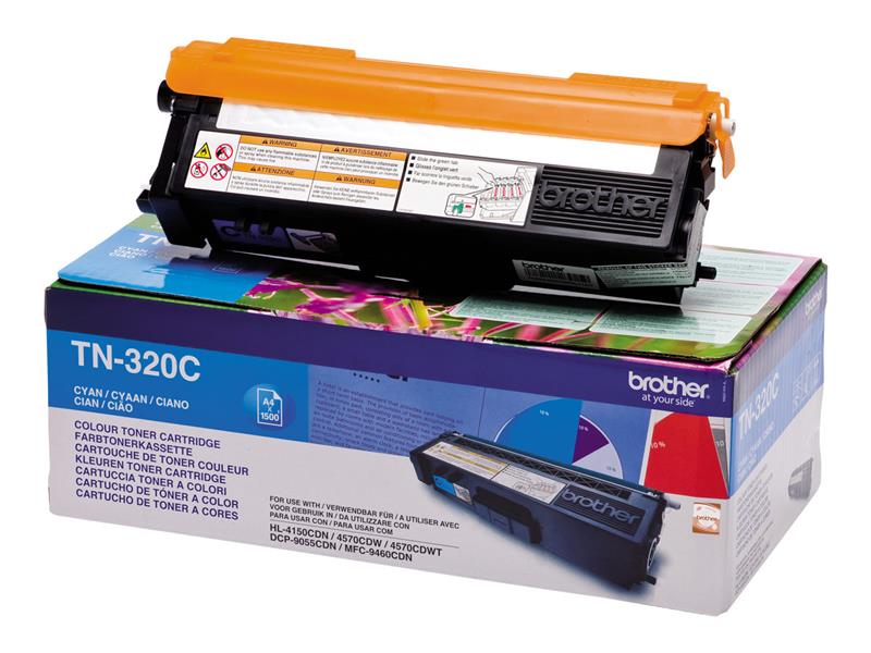 Brother TN-320C tonercartridge Origineel Cyaan 1 stuk(s)