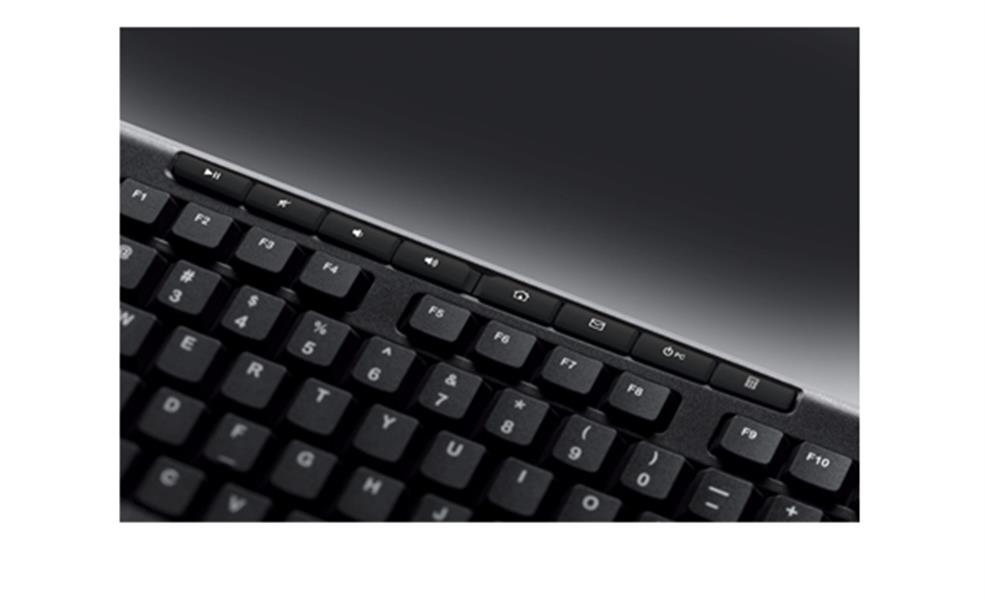Logitech Wireless Keyboard K270 toetsenbord RF Draadloos Turks Zwart