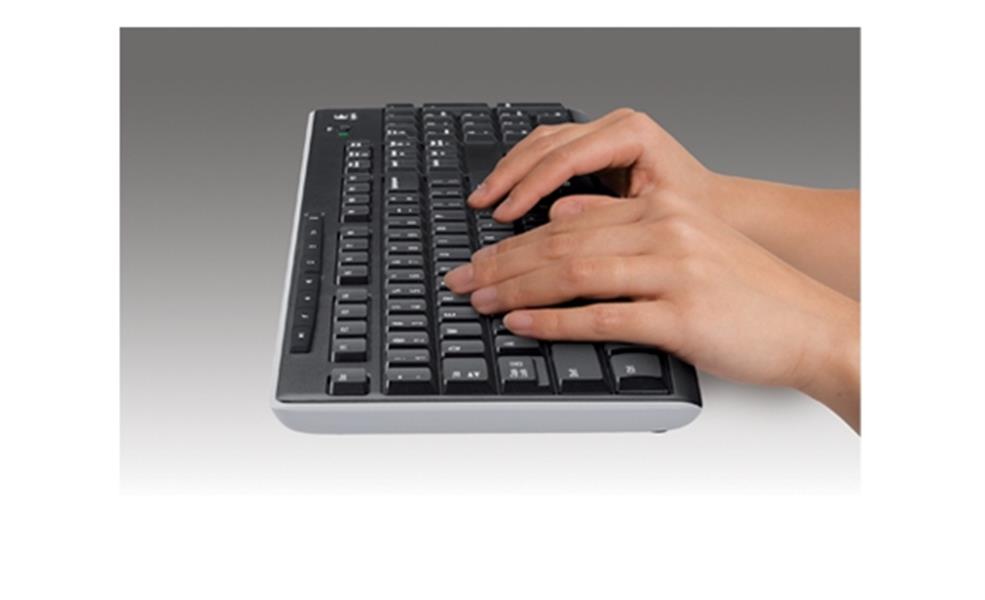 Logitech Wireless Keyboard K270 toetsenbord RF Draadloos Turks Zwart