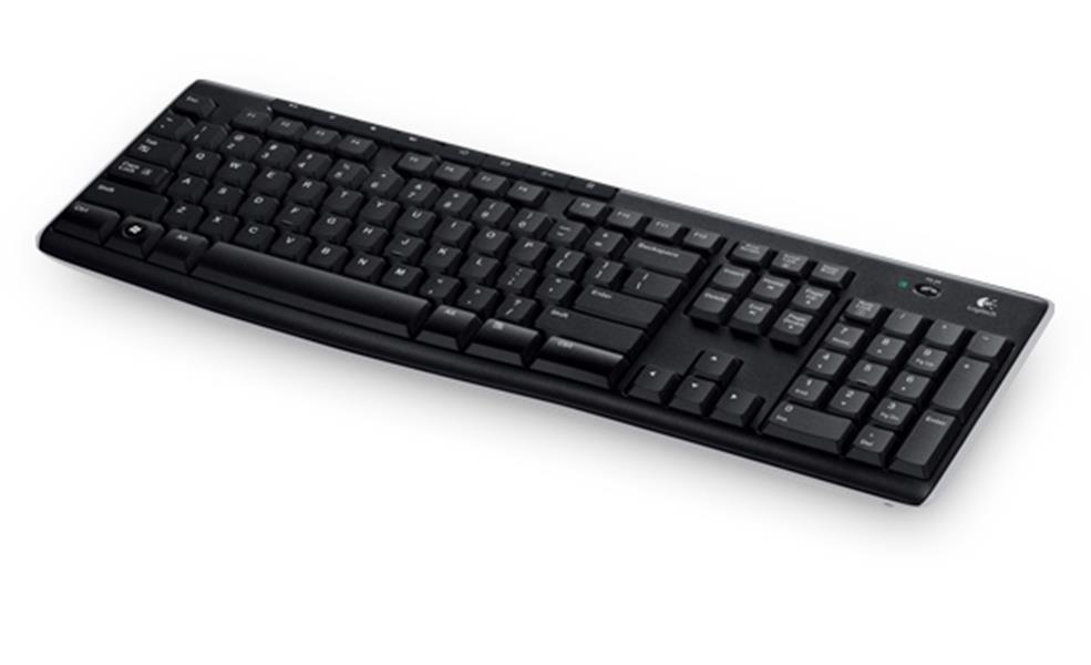 Logitech Wireless Keyboard K270 toetsenbord RF Draadloos Turks Zwart