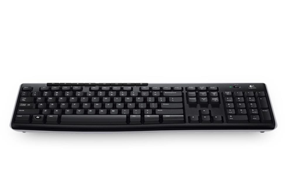 Logitech Wireless Keyboard K270 toetsenbord RF Draadloos Turks Zwart