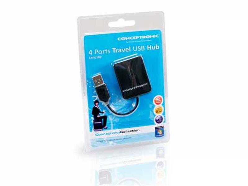 Conceptronic Travel 4 Ports USB Hub